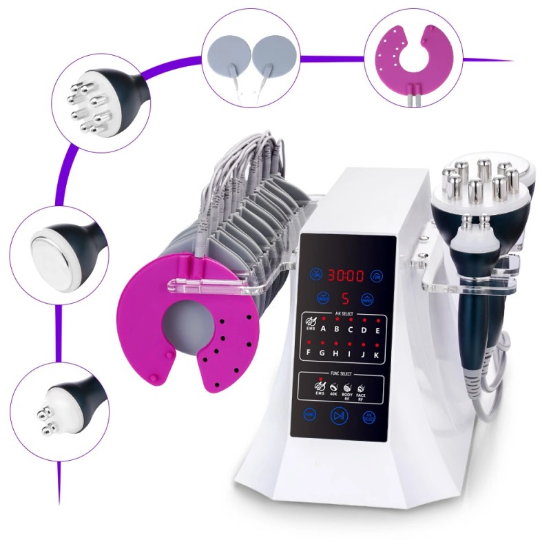 Cavitation Machine 4 In 1 for Body Face EMS Massage Fat Loss
